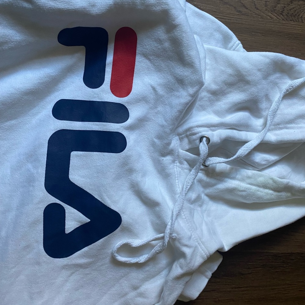 White Fila Sweatshirt